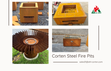 Corten Steel Outdoor Fire Pits